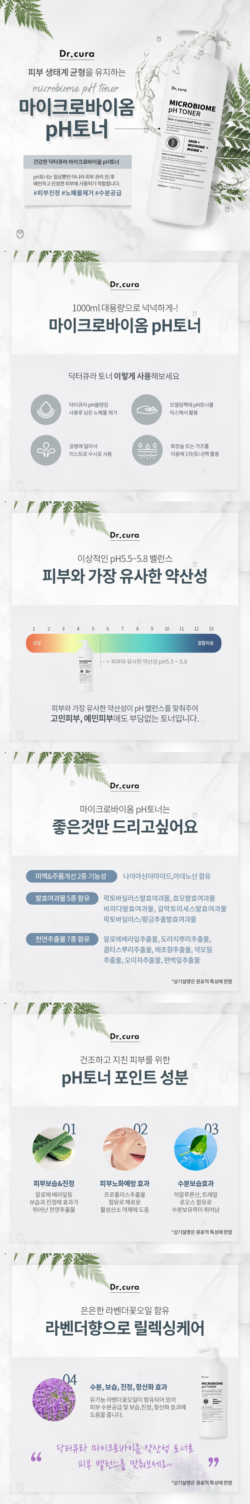 닥터큐라 약산성 토너 200ml 상세 안내 1