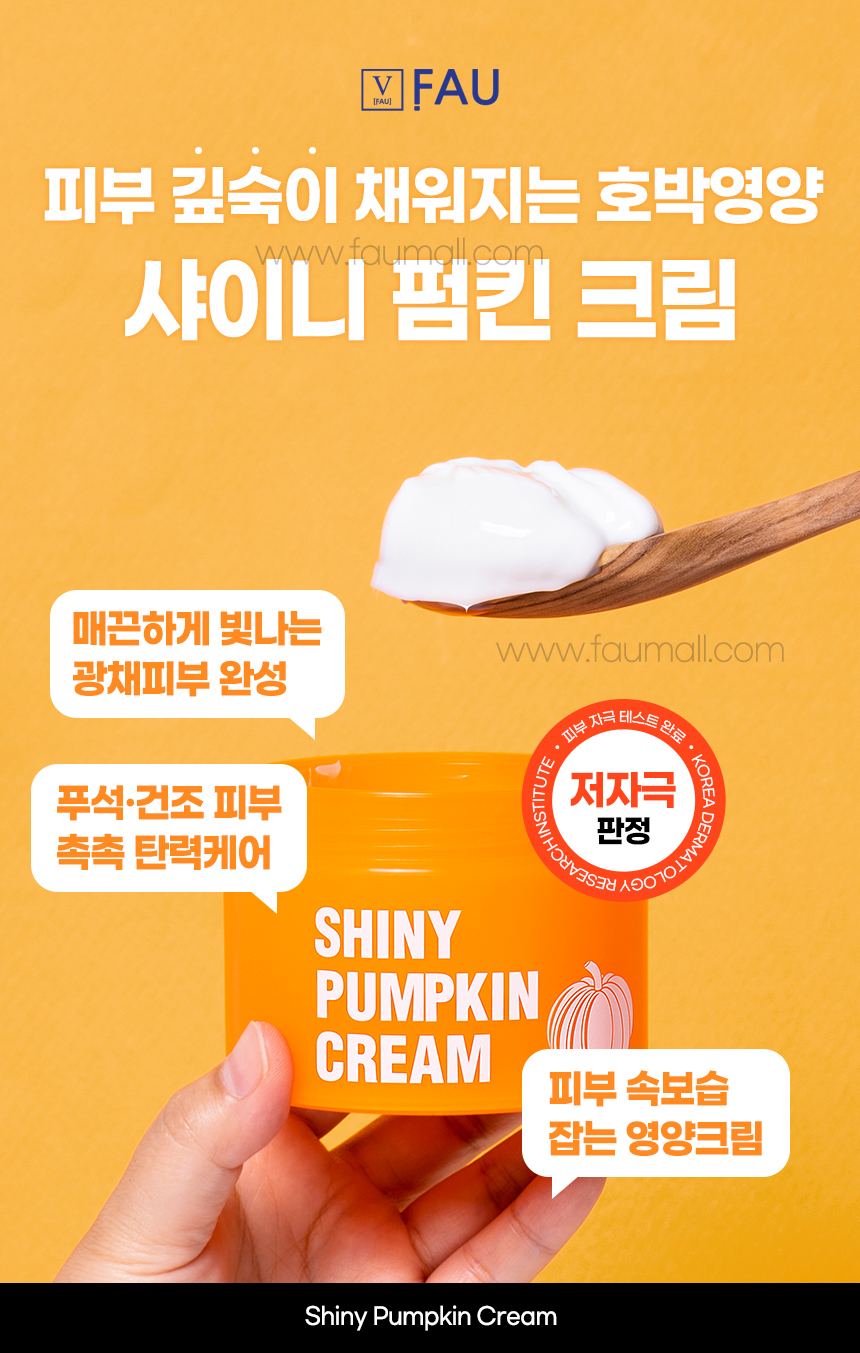 파우 샤이니 펌킨 크림 상세 안내 2