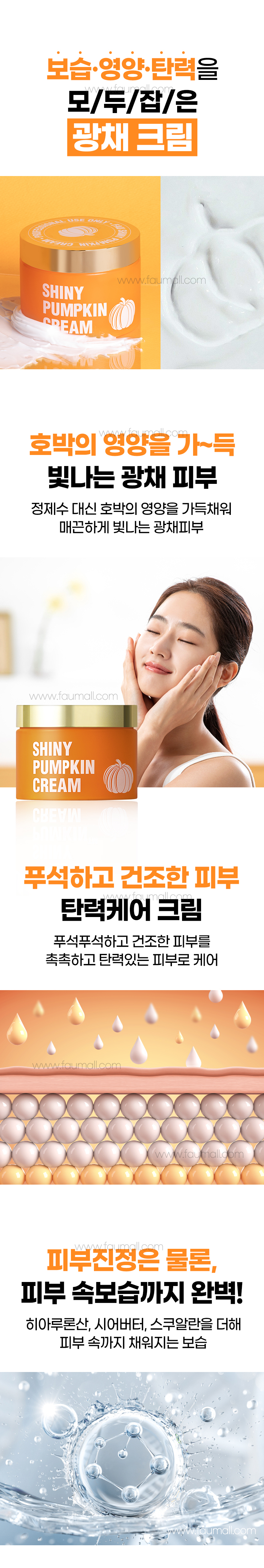 파우 샤이니 펌킨 크림 상세 안내 3