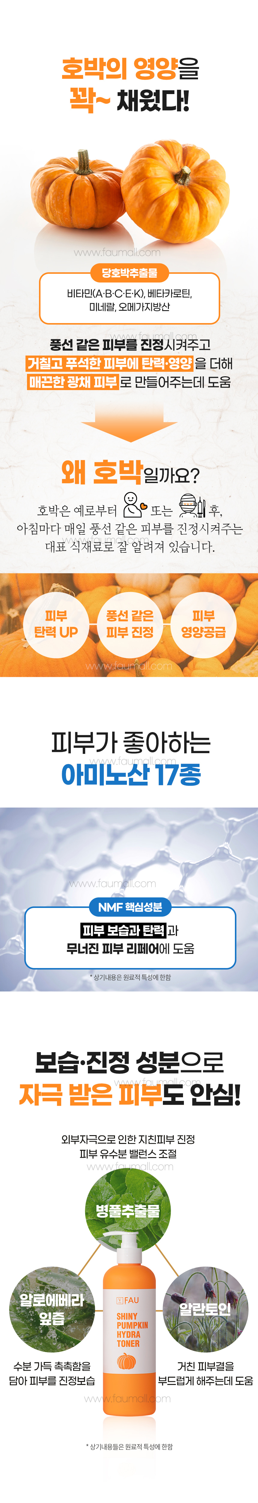 파우 샤이니 펌킨 하이드라 토너 상세 안내 4