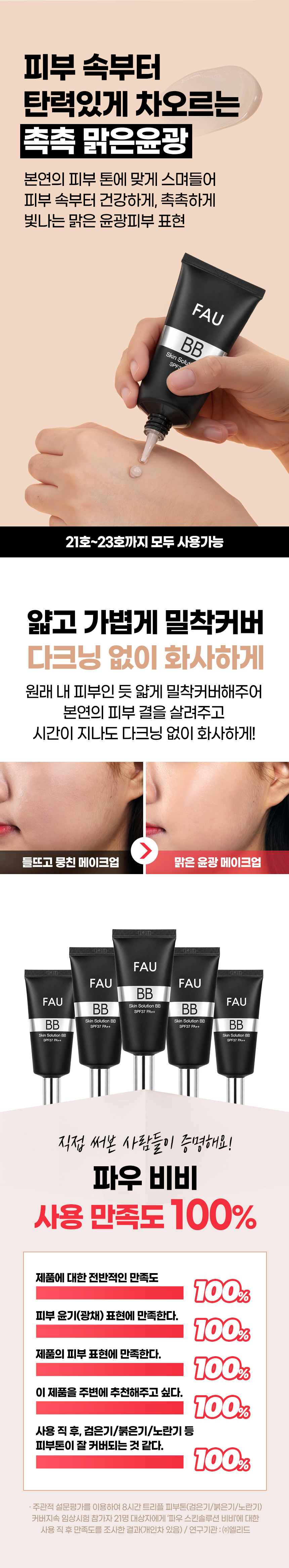 파우 스킨솔루션 비비 튜브형 상세 안내 4