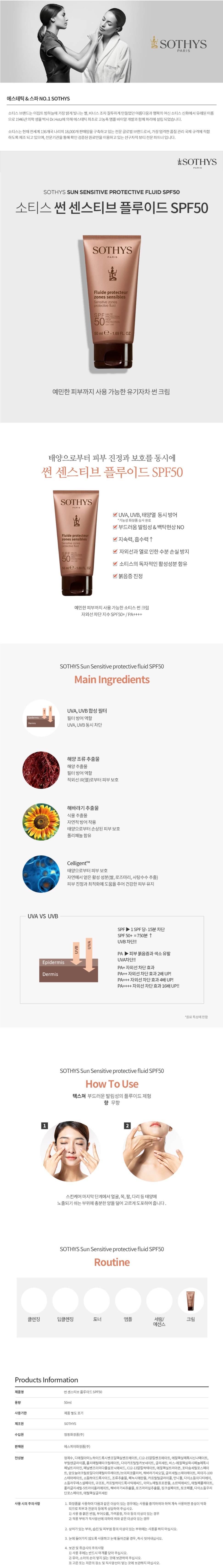 썬 센스티브 플루이드 상세 안내 1