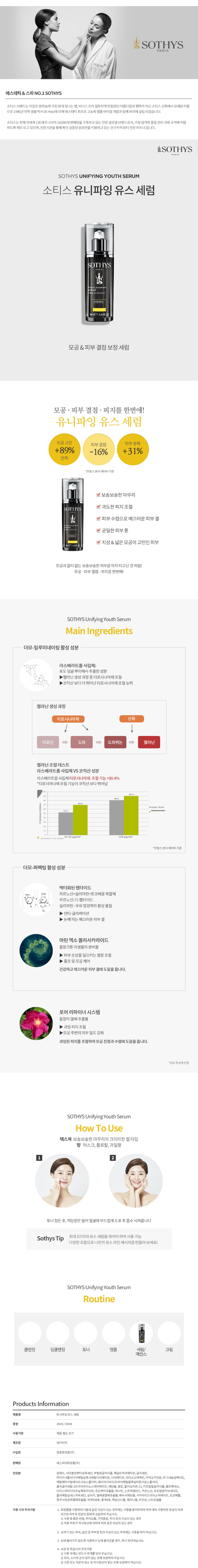 유니파잉 유스 세럼 상세 안내 1