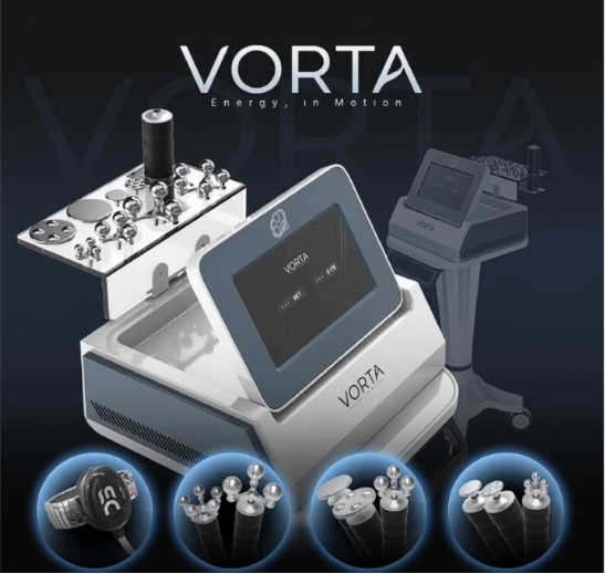 VORTA 장비와 핸드피스 구성